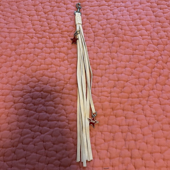 COACH Suede Fringe Keychain - Picture 1 of 4